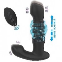 Prostate Massager with Thrusting Vibrating 10 Function Remote Control